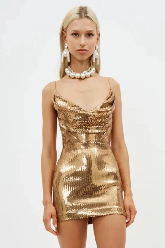 Dazzling Charm Sequin Mini Dress