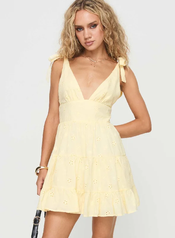 Galvis Mini Dress Lemon