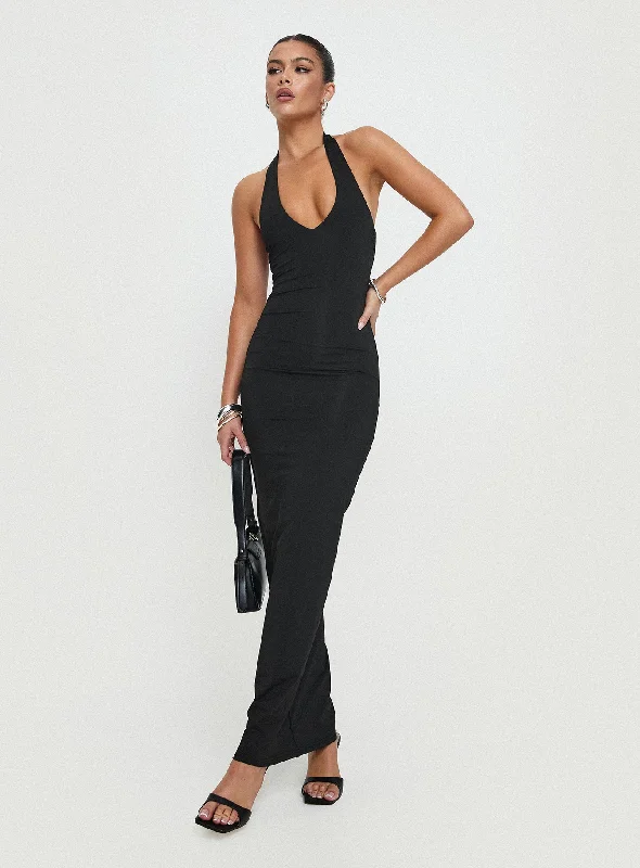 Spicy Maxi Dress Black